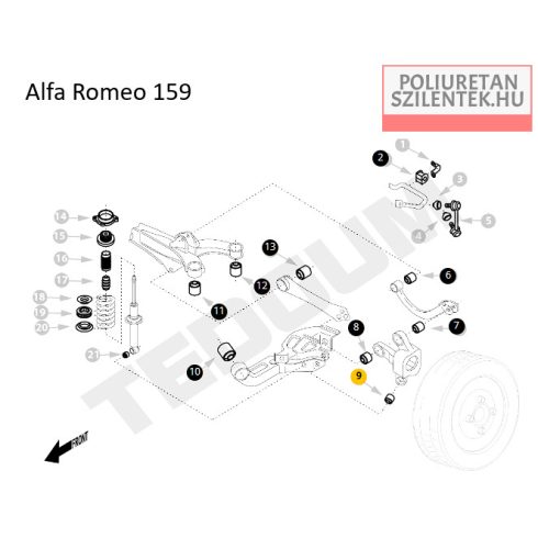 Hátsó csonkállvány GE-szem