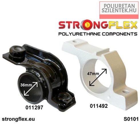 Első alsó lengőkar elülső szilent