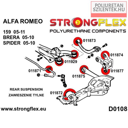 Hátsó stabilizátor szilent