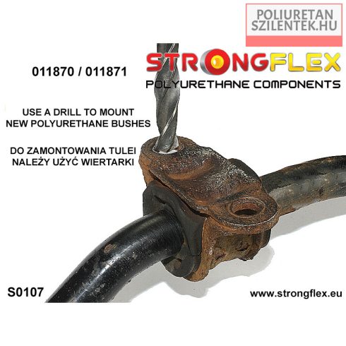 Hátsó futómű szilent készlet