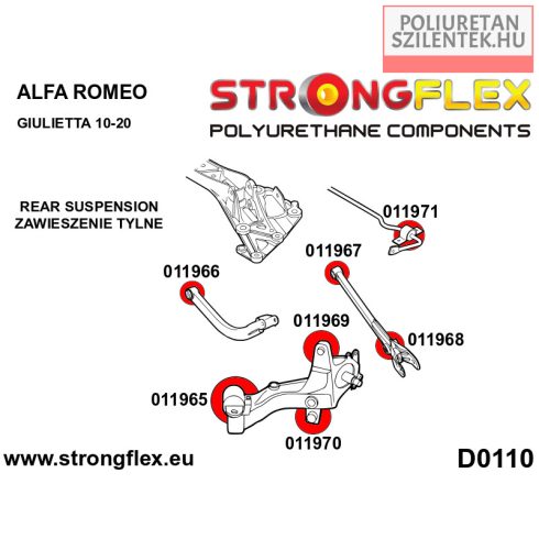 Komplett futómű szilent készlet