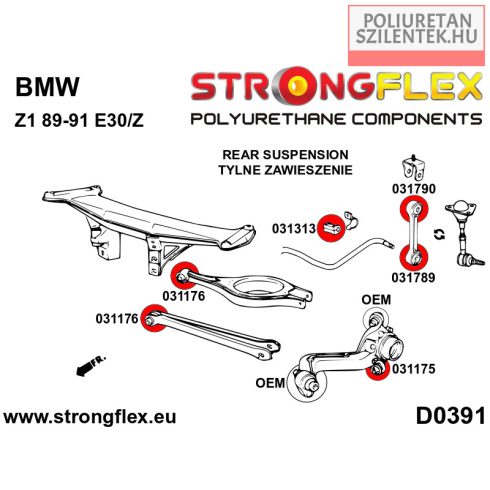 Hátsó csonkállvány szilent