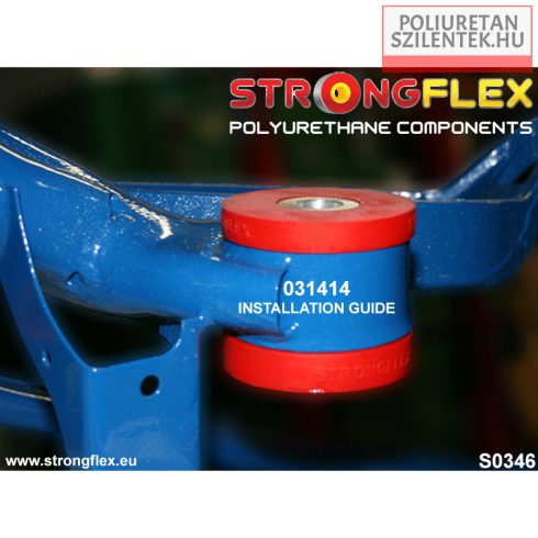 Hátsó futómű bölcső szilent készlet