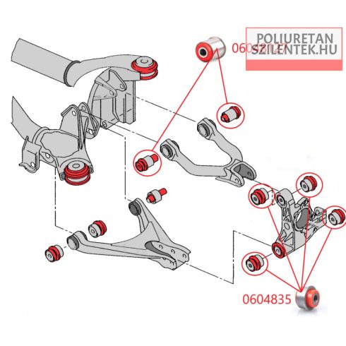 Hátsó csonkállvány szilent
