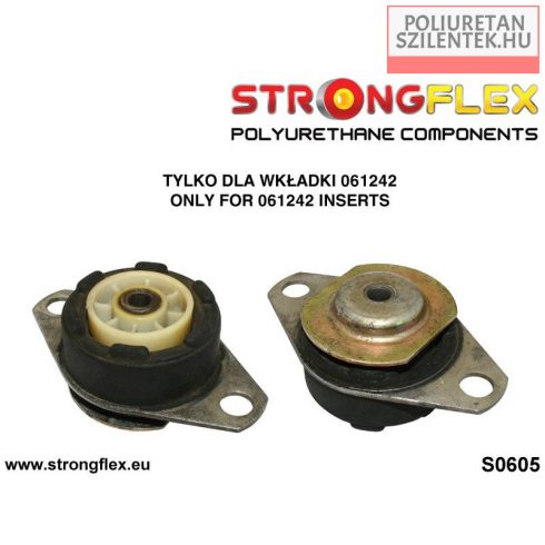 Motortartó bak betét