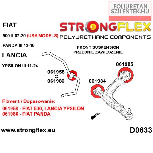 Első futómű szilent készlet