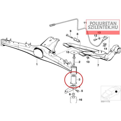 Hátsó híd szilent pár