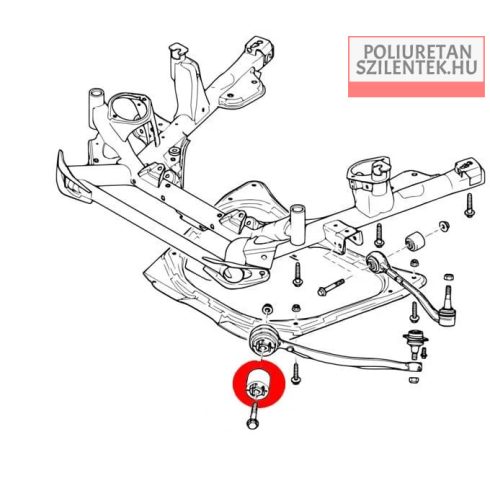 Első lengőkar szilent