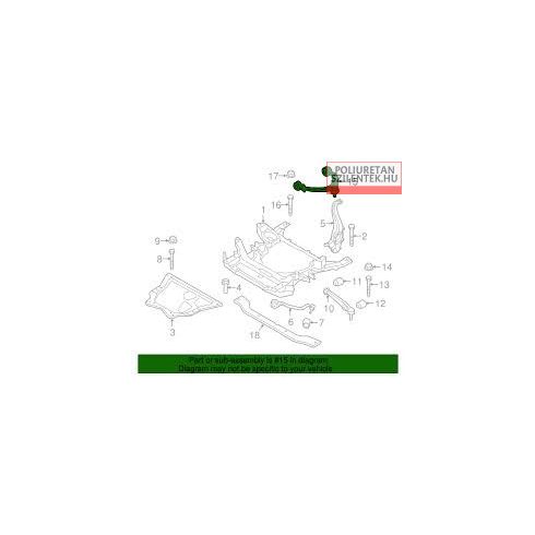 Első felső lengőkar szilent