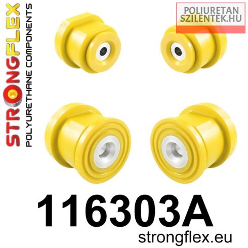 Hátsó futómű bölcső szilent készlet