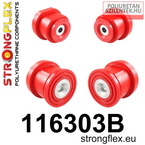 Hátsó futómű bölcső szilent készlet