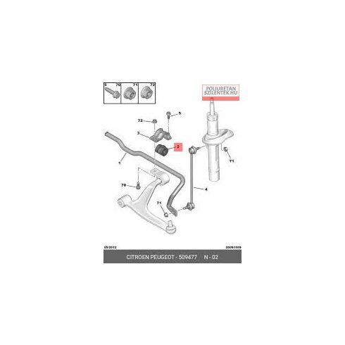 Első stabilizátor szilent