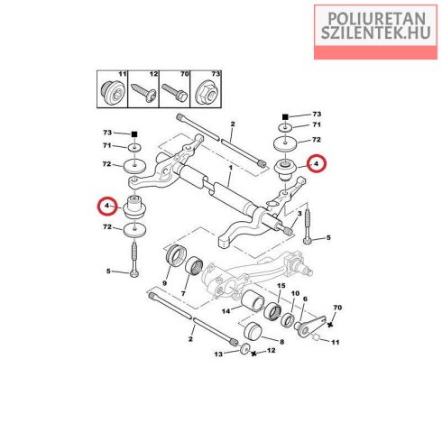 Hátsó híd szilent