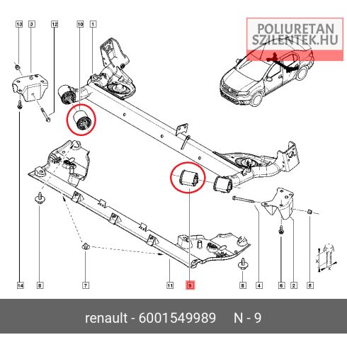 Hátsó híd szilent