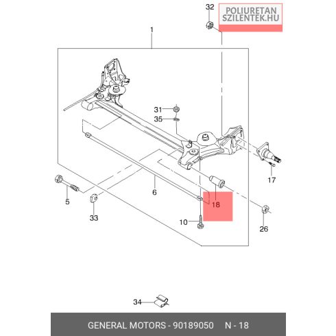 Hátsó híd szilent