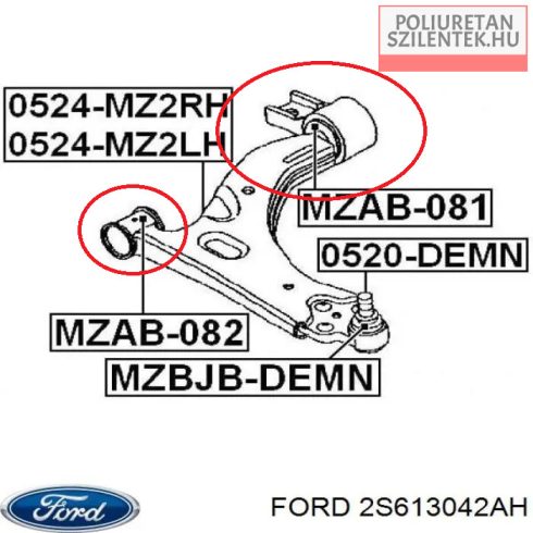 Komplett futómű szilent készlet