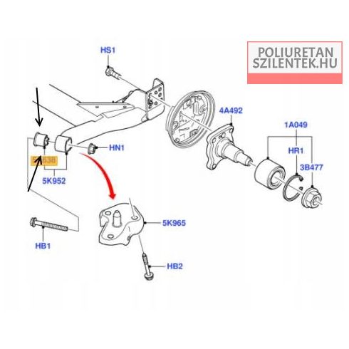 Komplett futómű szilent készlet