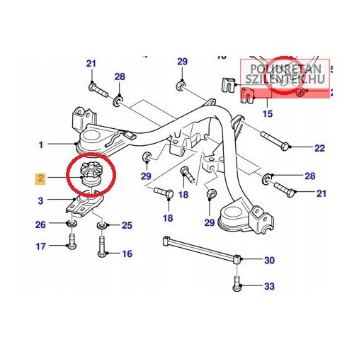 Komplett futómű szilent készlet