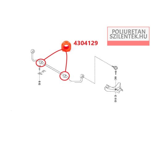 Első stabilizátor rúd szilent