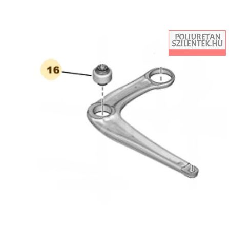 Első lengőkar elülső szilent