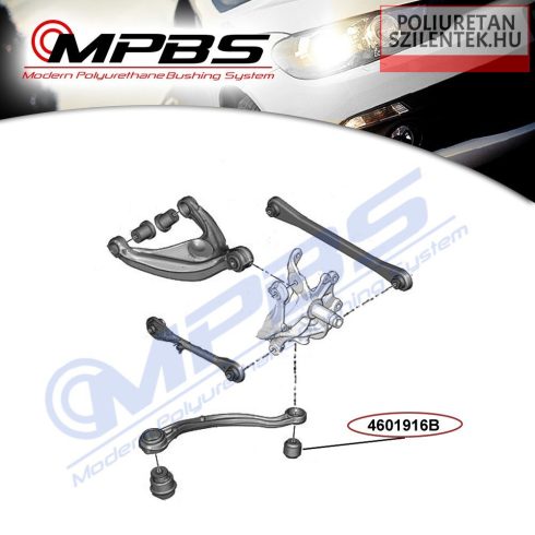 Hátsó hosszlengőkar hátsó szilent