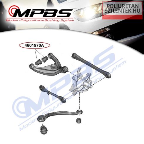 Hátsó felső lengőkar belső szilent