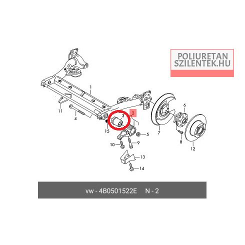 Komplett futómű szilent készlet