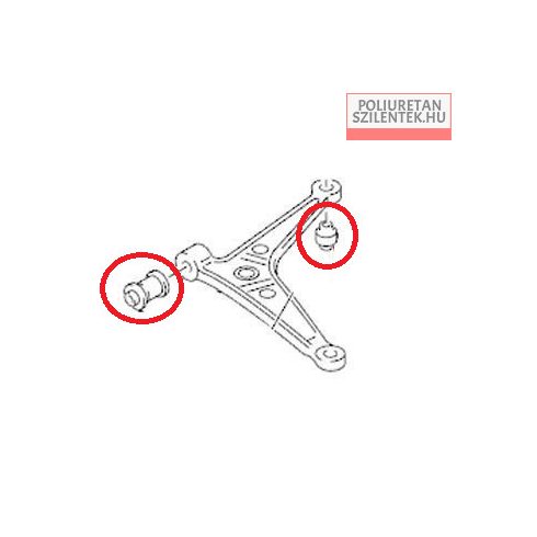 Első lengőkar szilent szett