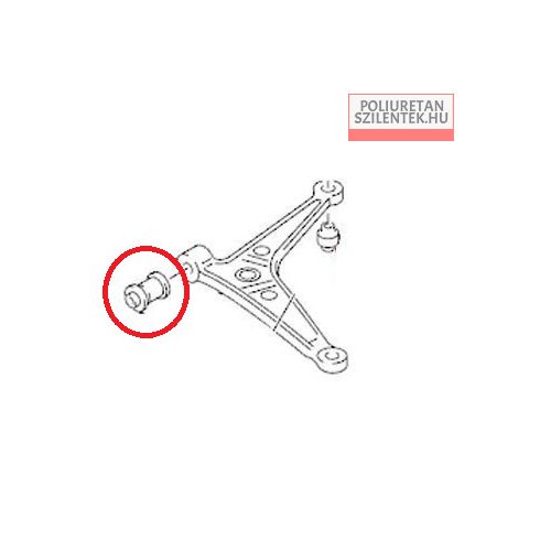 Első lengőkar elülső szilent pár