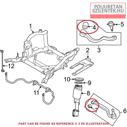 Komplett futómű szilent készlet